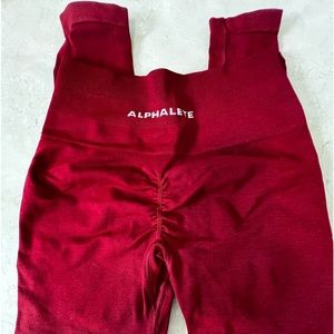 Alphalete red legging ❤️